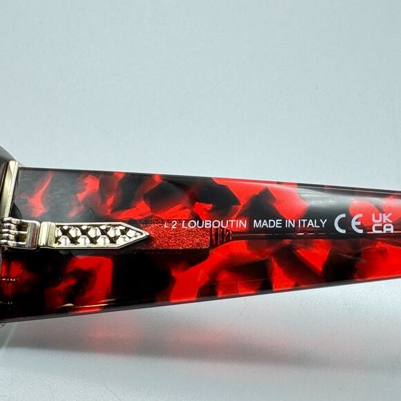 Christian Louboutin Sunglasses Hot Chick LB0039 54A Red Havana Smoke Lens 54mm main image 4